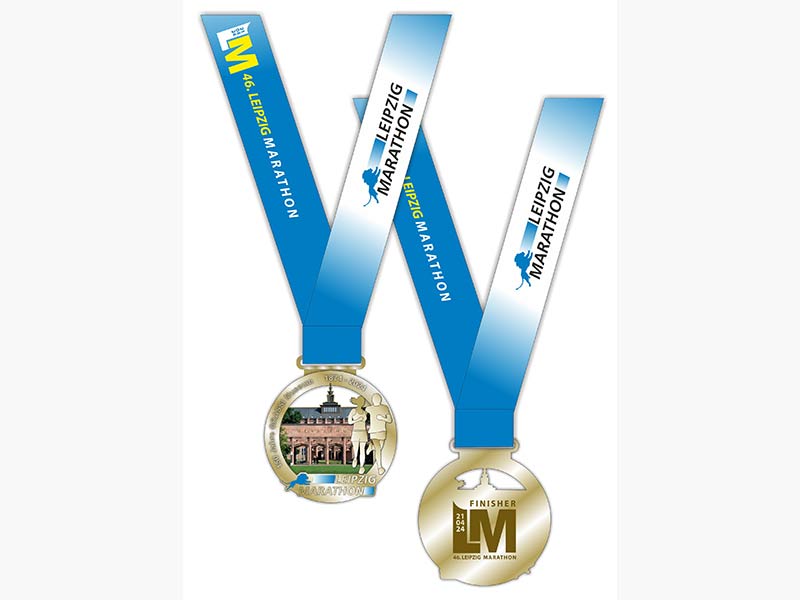 Leipzig Marathon Medaille 2024 Endfassung 1
