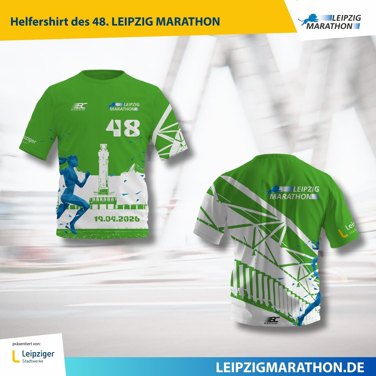 Helfer Post (karte mit Grünen T-Shirts)