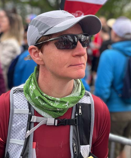 Antje Reimer beim Laufen