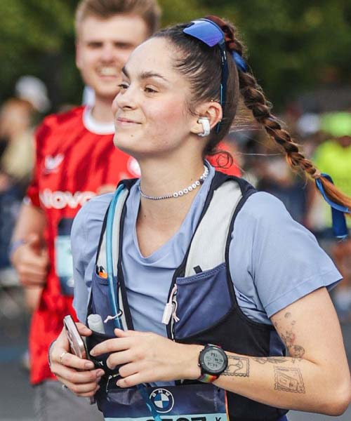 Chantal Vivien Funke beim Laufen