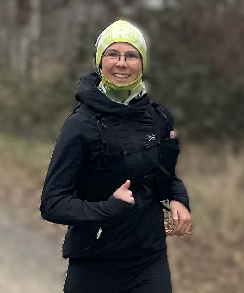 Julia Heier beim Laufen