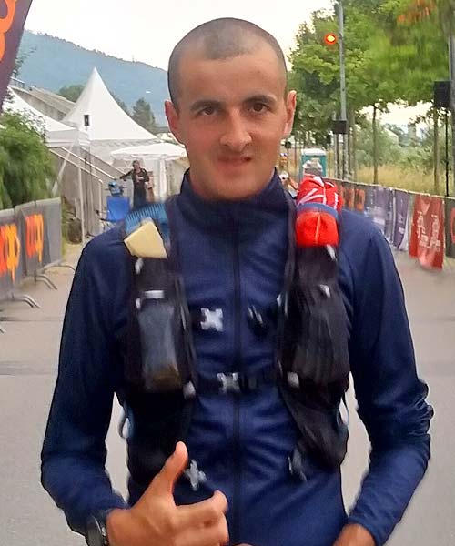 Lysander-Arpad Gerber beim Laufen