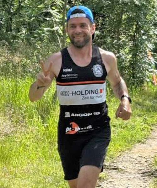 Rene Forberger beim Laufen