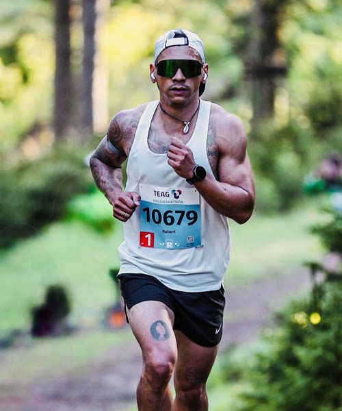 Robert Merten beim Laufen