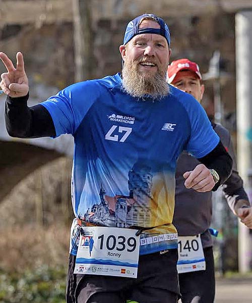 Ronny Kynast beim Laufen