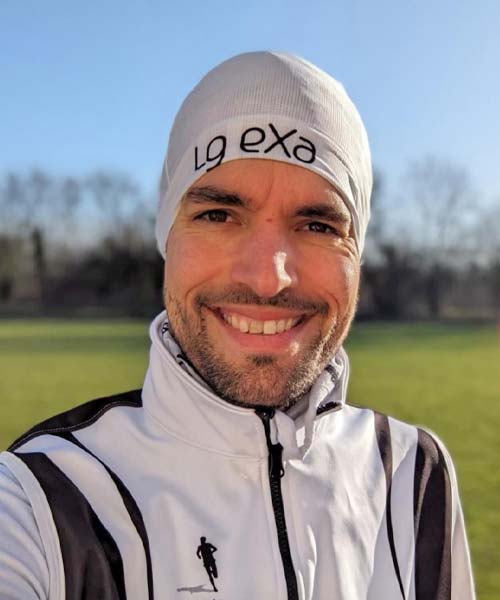 Simon Bleck beim Laufen